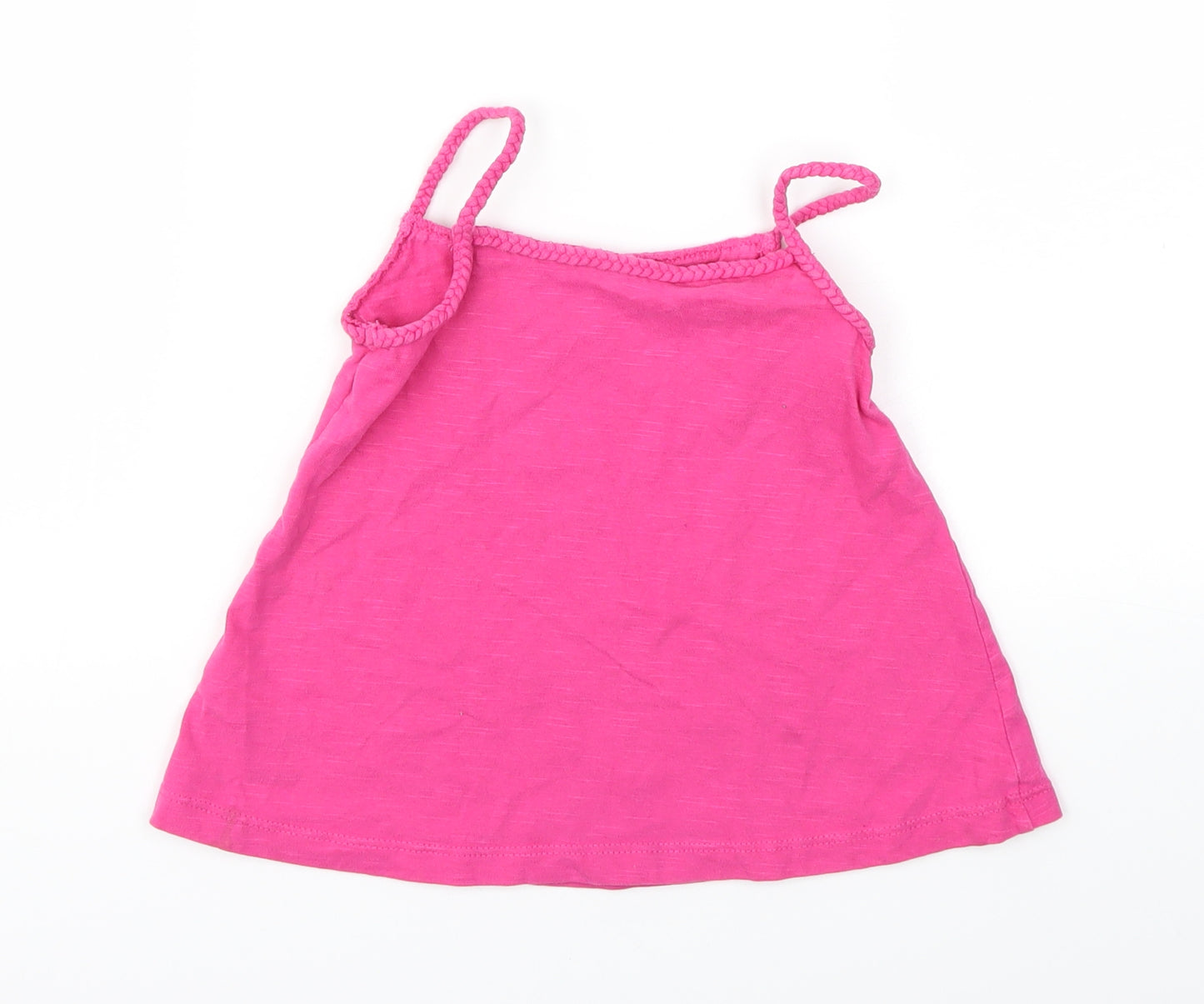 George Girls Pink   Basic T-Shirt Size 3-4 Years