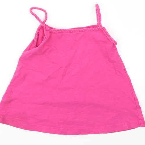George Girls Pink   Basic T-Shirt Size 3-4 Years