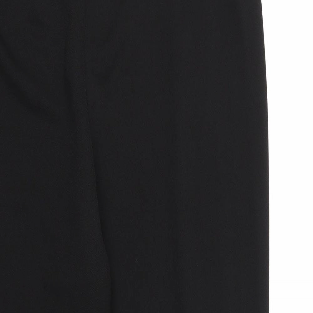 Preworn Womens Black   Trousers  Size 16 L25 in