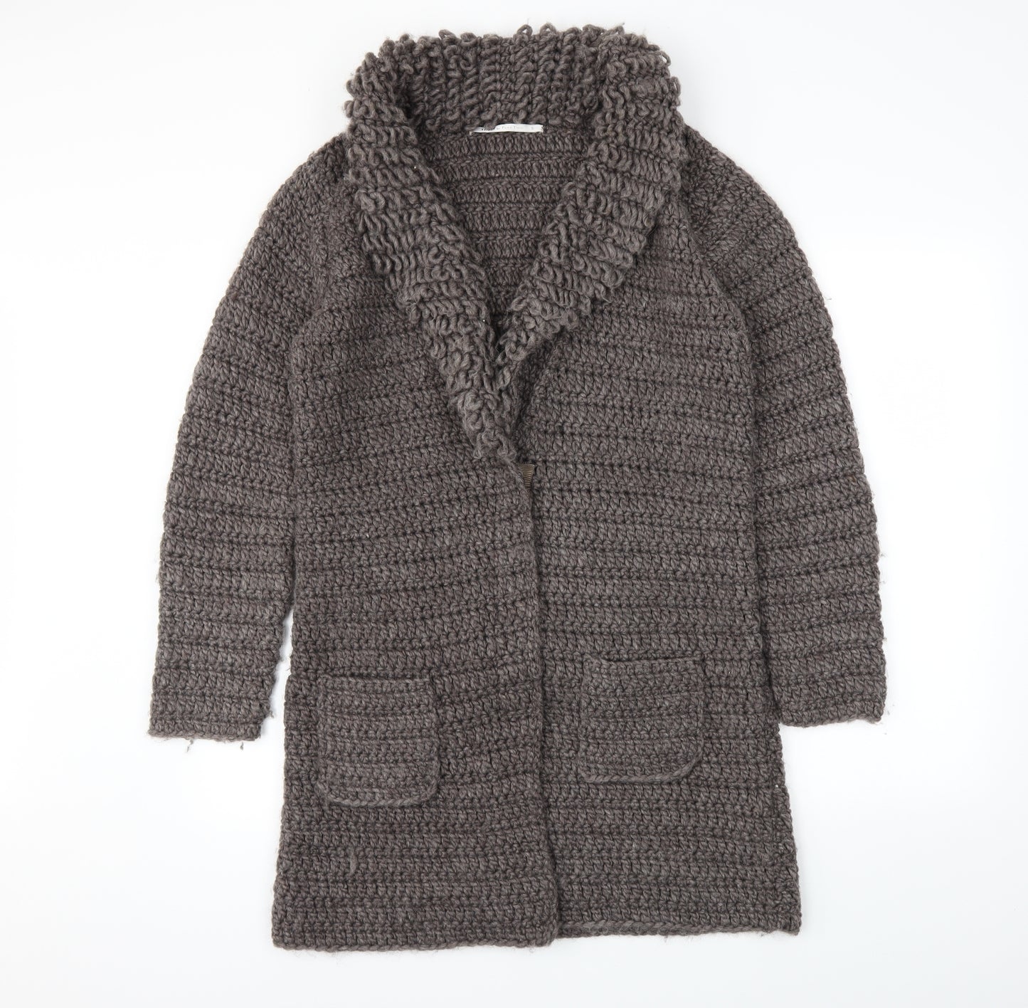 TRULY BY PARIS TWO  Womens Brown   Cardigan Jumper Size S