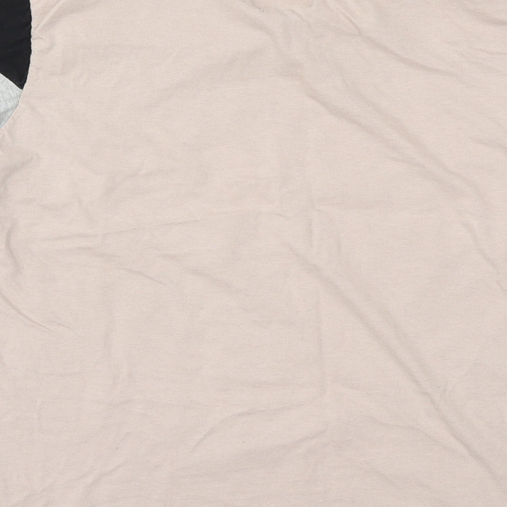 Topman Mens Black Striped   T-Shirt Size S