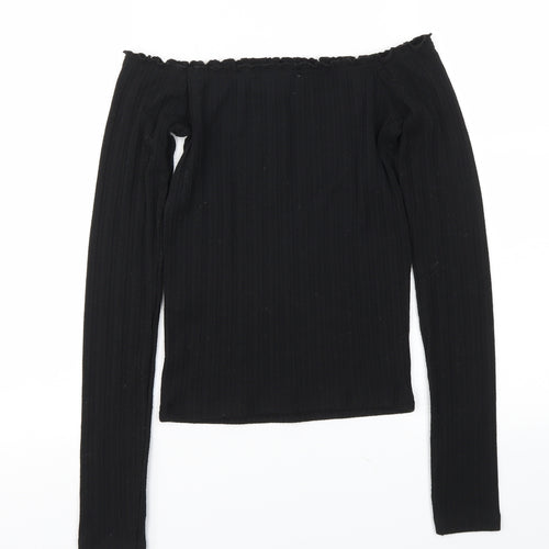 Primark Womens Black   Basic T-Shirt Size XS