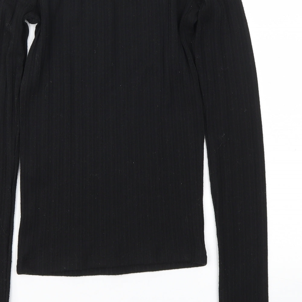 Primark Womens Black   Basic T-Shirt Size XS
