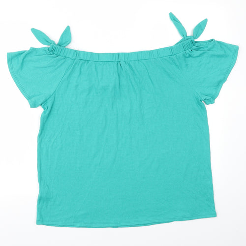 Matalan Womens Green   Basic T-Shirt Size 14