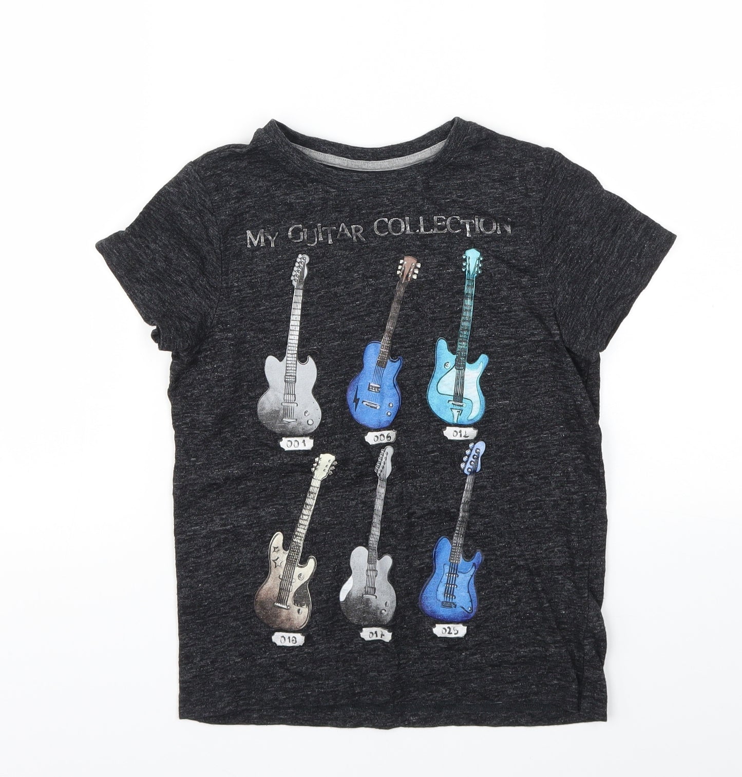 Next  Boys Black   Basic T-Shirt Size 7 Years