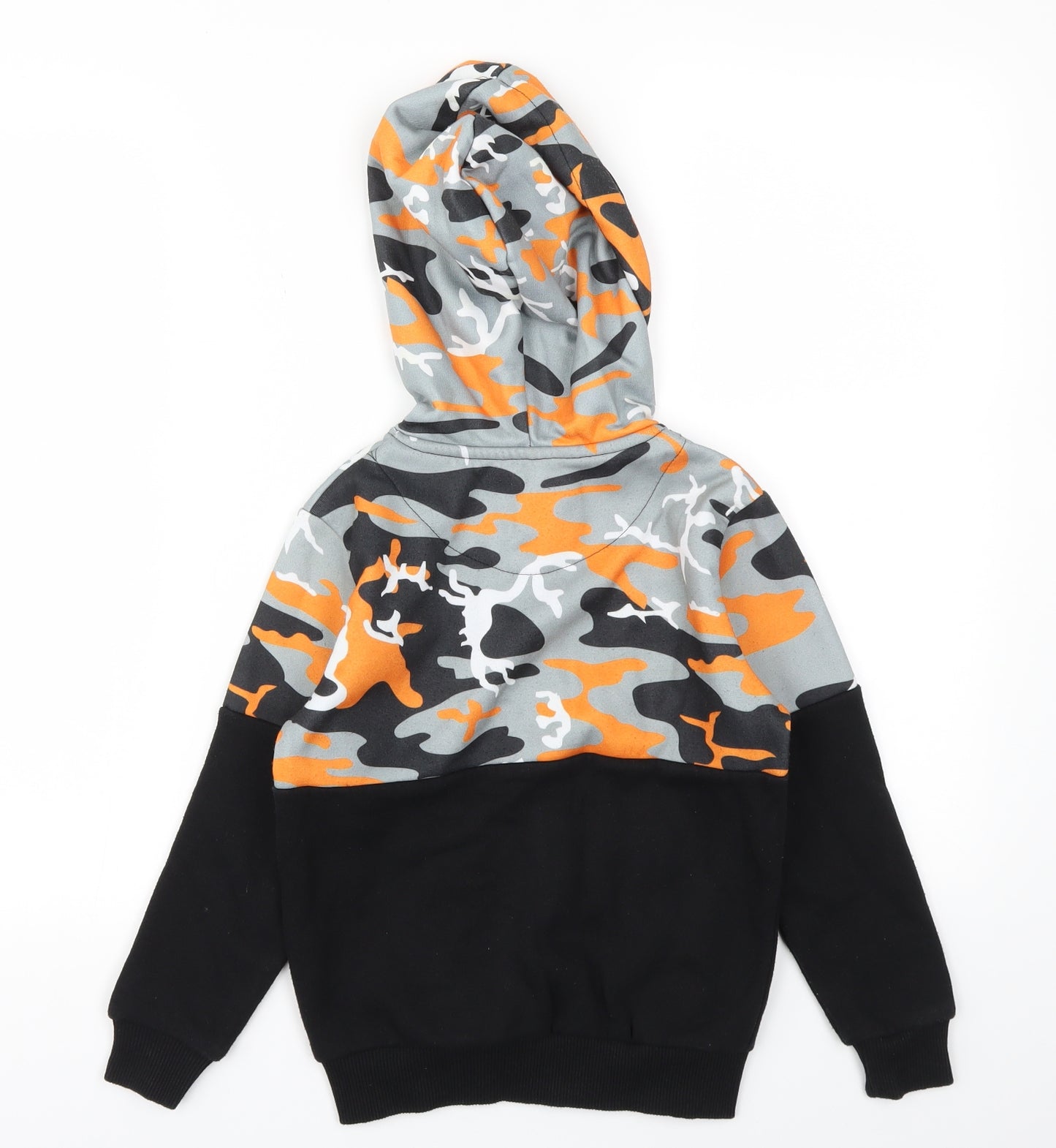 DFND Boys Black Camouflage  Full Zip Hoodie Size 7-8 Years