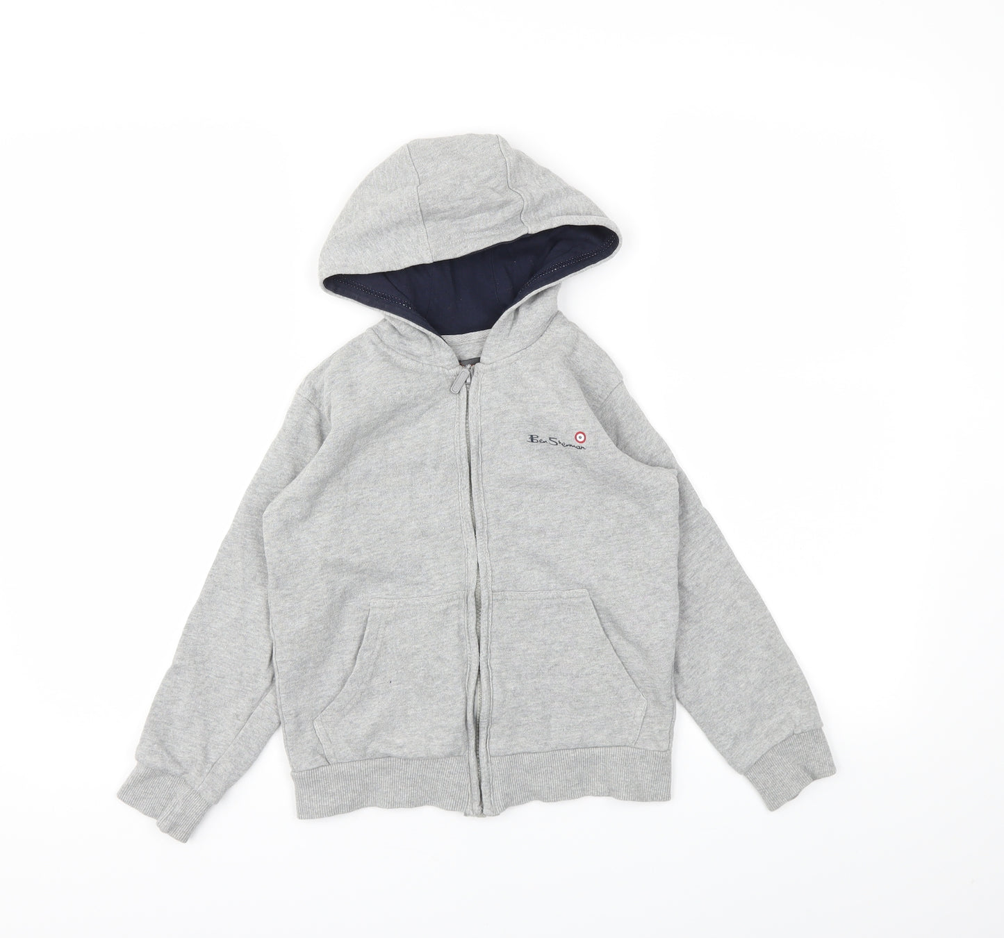 Ben Sherman Boys Grey   Full Zip Jumper Size 6-7 Years