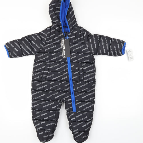 DKNY  Baby Black   Basic Coat Snowsuit Size 6-9 Months