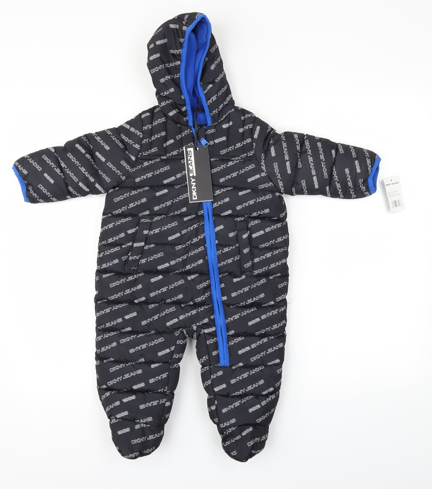 DKNY  Baby Black   Basic Coat Snowsuit Size 6-9 Months