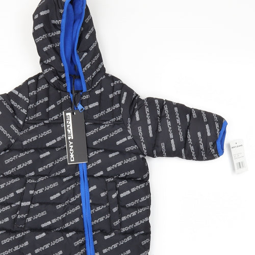 DKNY  Baby Black   Basic Coat Snowsuit Size 6-9 Months