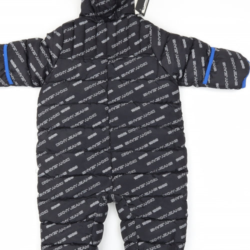 DKNY  Baby Black   Basic Coat Snowsuit Size 6-9 Months