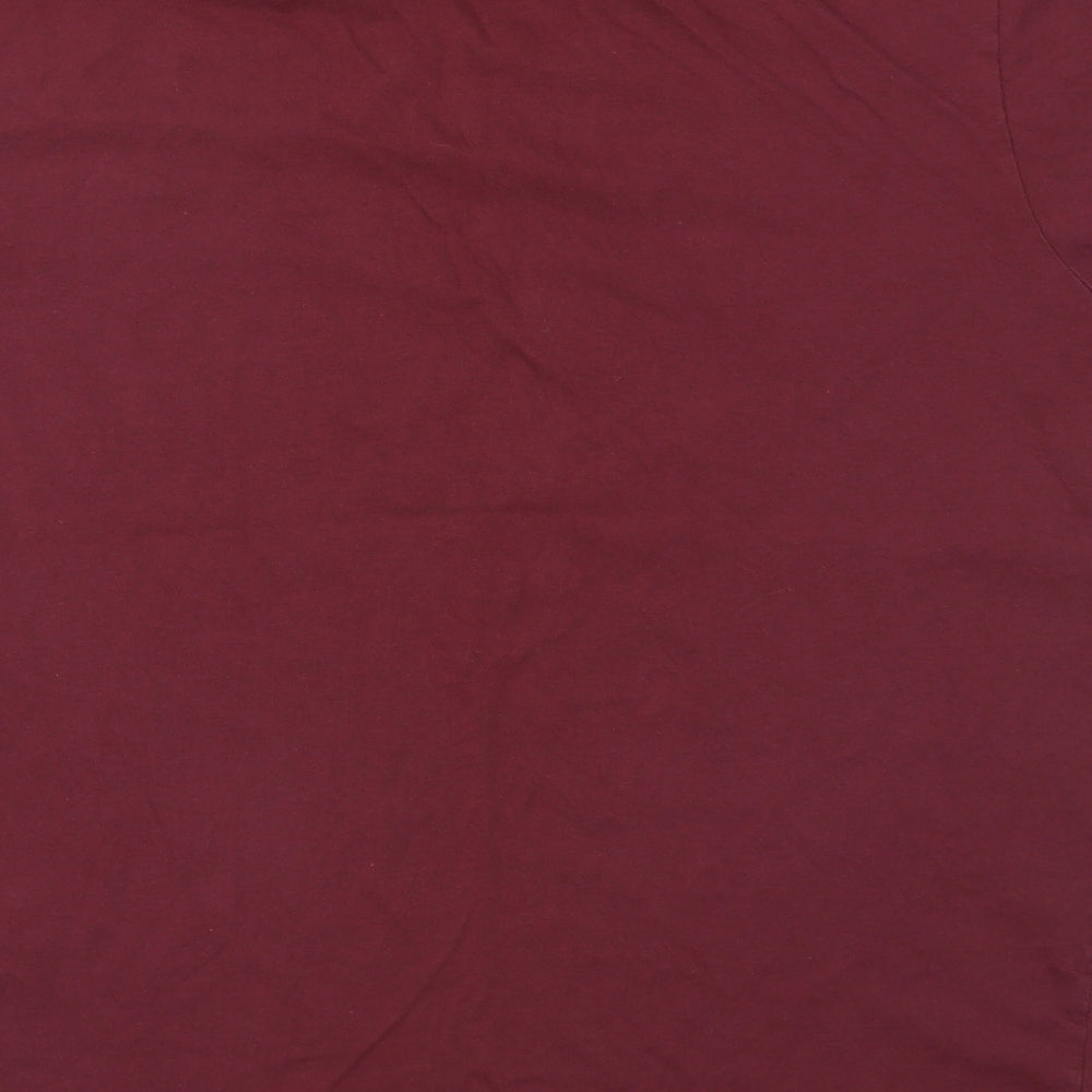 Cedar Wood State Mens Red    T-Shirt Size XL