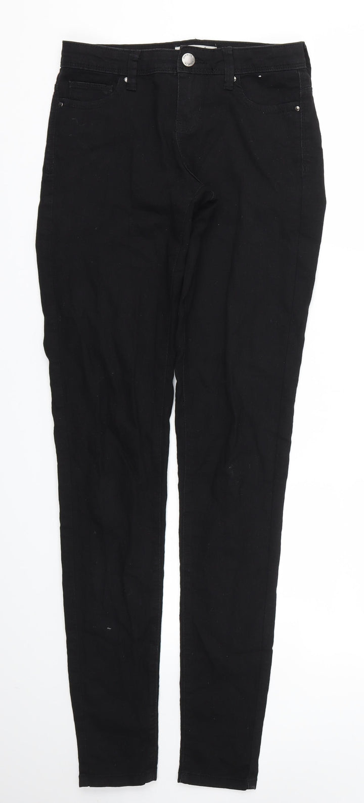 DENIM & CO Womens Black Skinny Jeans Size 6 L32 in
