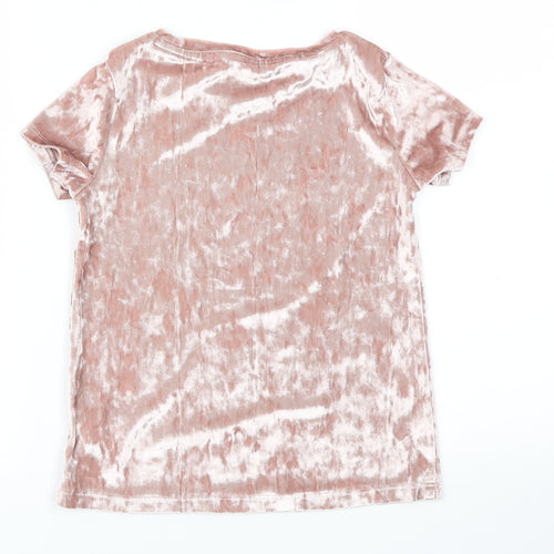 Next  Girls Pink   Basic T-Shirt Size 7 Years