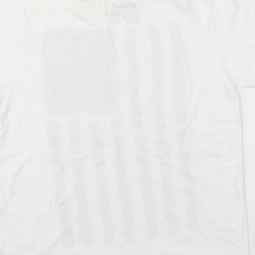 Primark Boys White   Jersey T-Shirt Size 10 Years