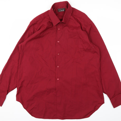 CROWN  Mens Red    T-Shirt Size 17