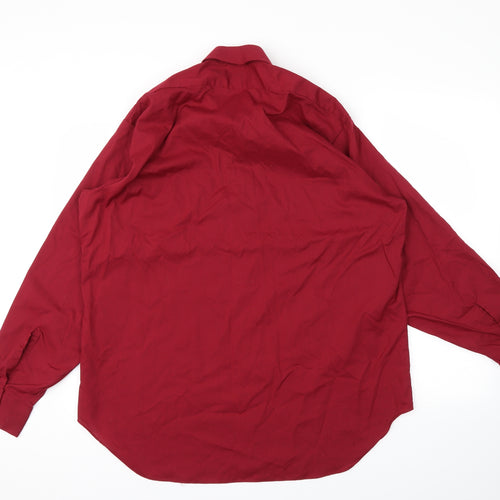 CROWN  Mens Red    T-Shirt Size 17