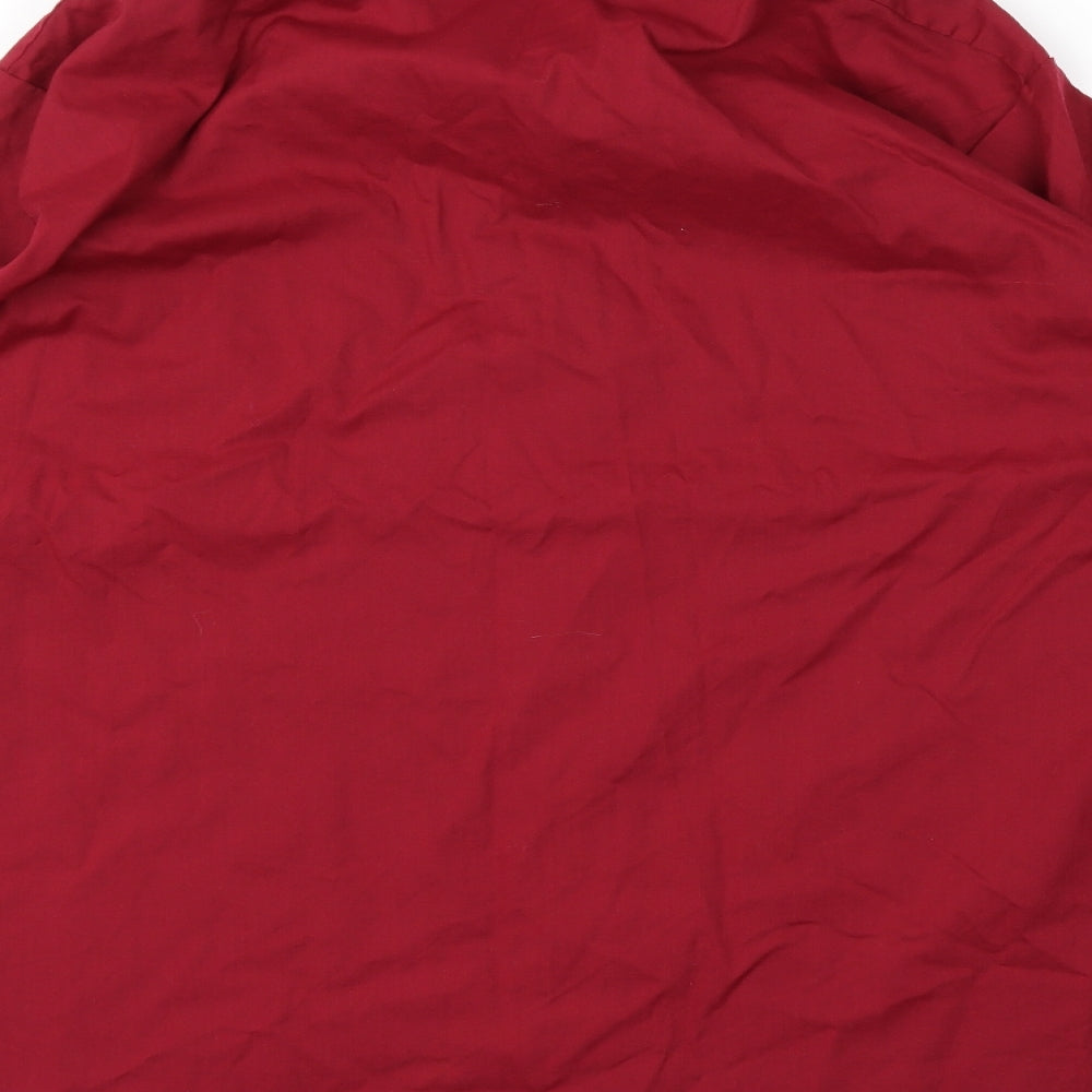 CROWN  Mens Red    T-Shirt Size 17