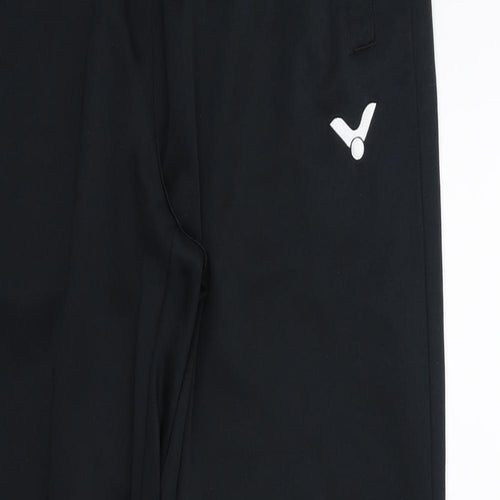 VICTOR Mens Black   Sweatpants Trousers Size M L27 in