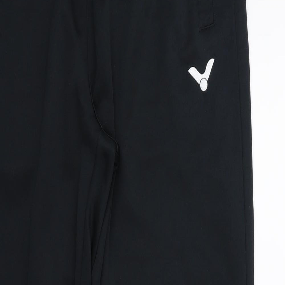 VICTOR Mens Black   Sweatpants Trousers Size M L27 in