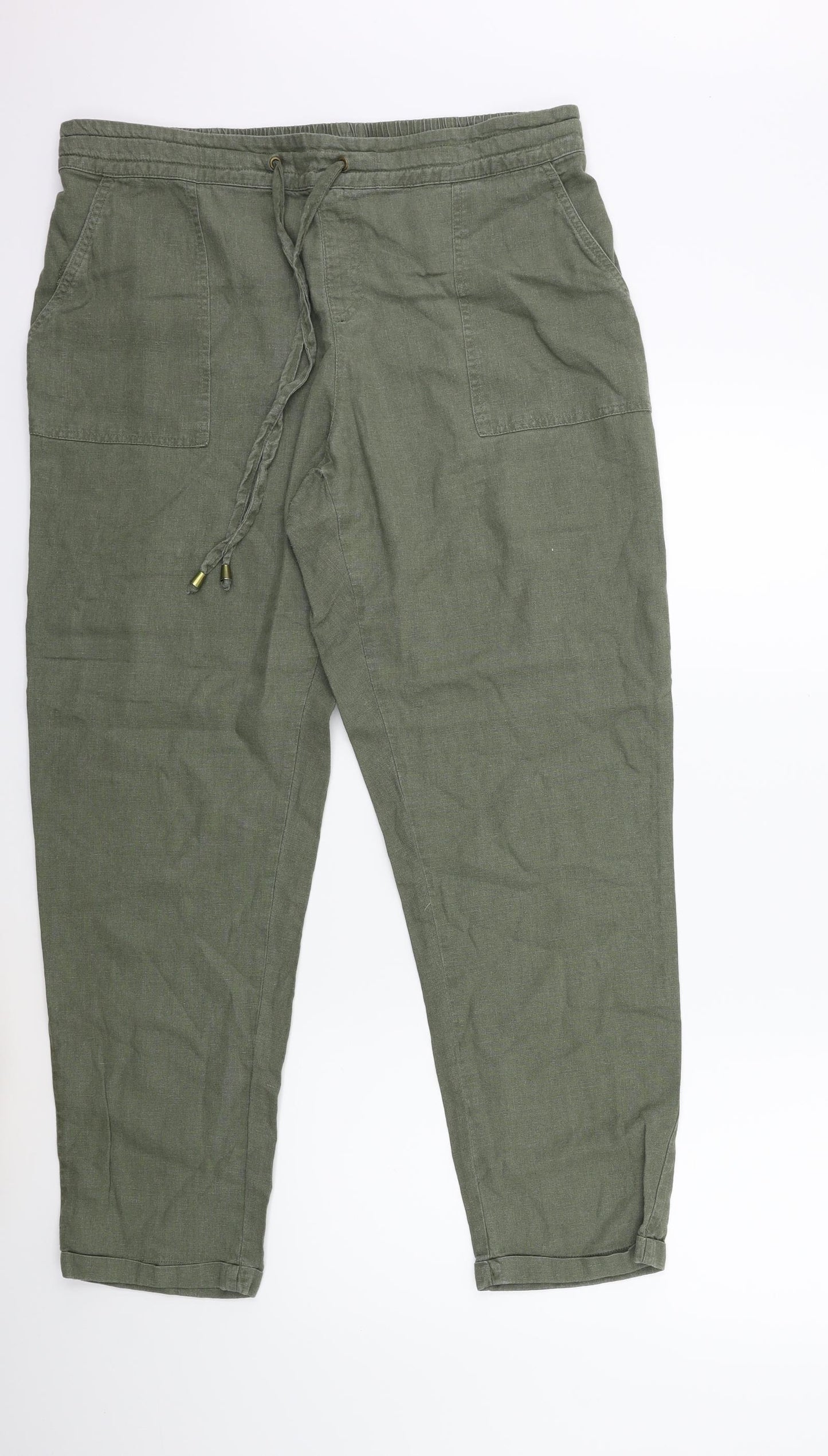 Atmosphere Womens Green   Trousers  Size 18 L28 in