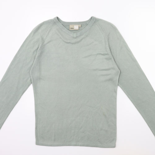 zantos Mens Green  Knit Pullover Jumper Size S