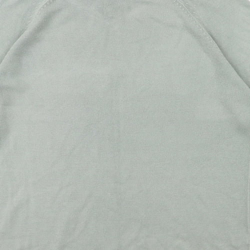 zantos Mens Green  Knit Pullover Jumper Size S