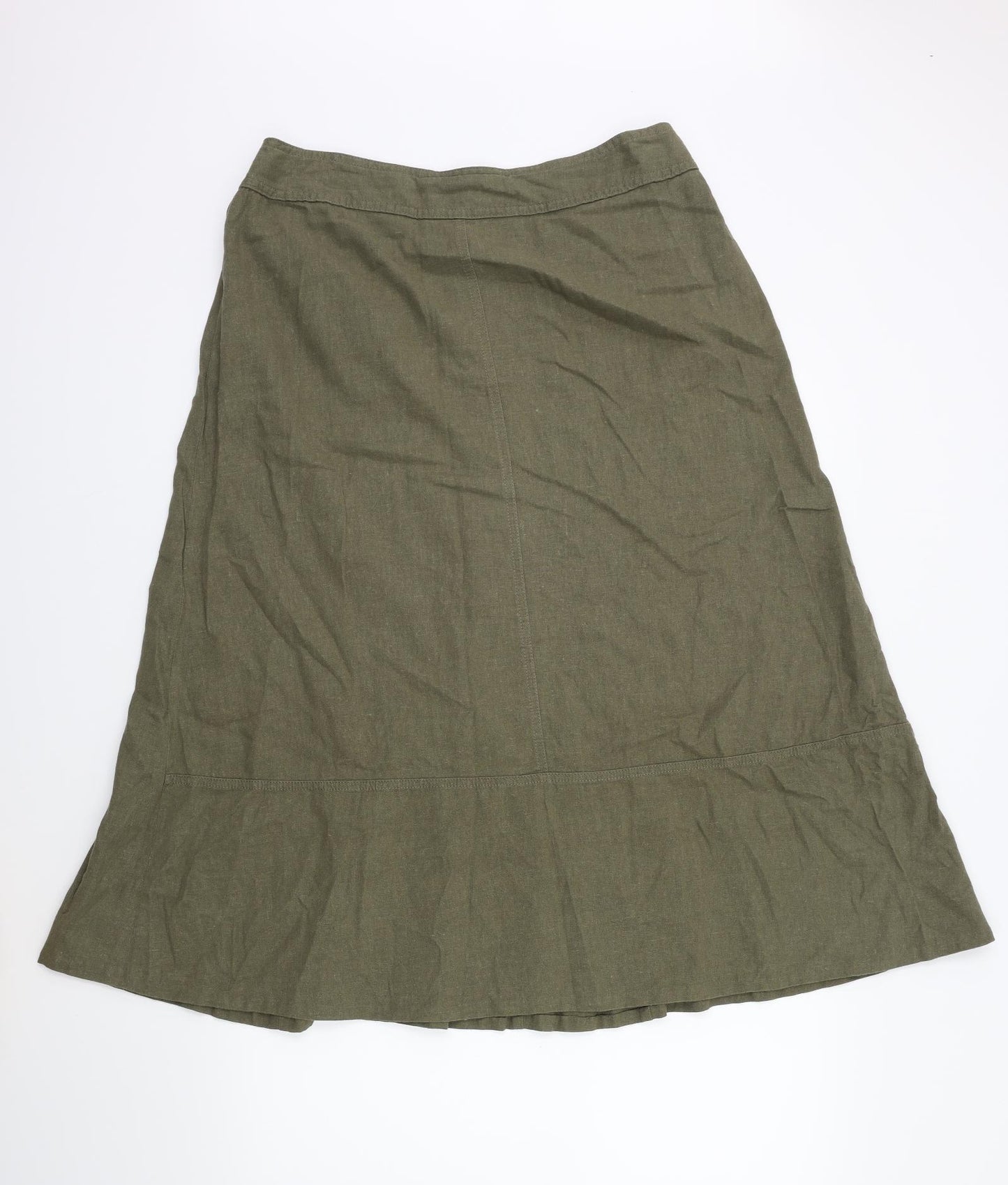 Papaya Womens Green   A-Line Skirt Size 14