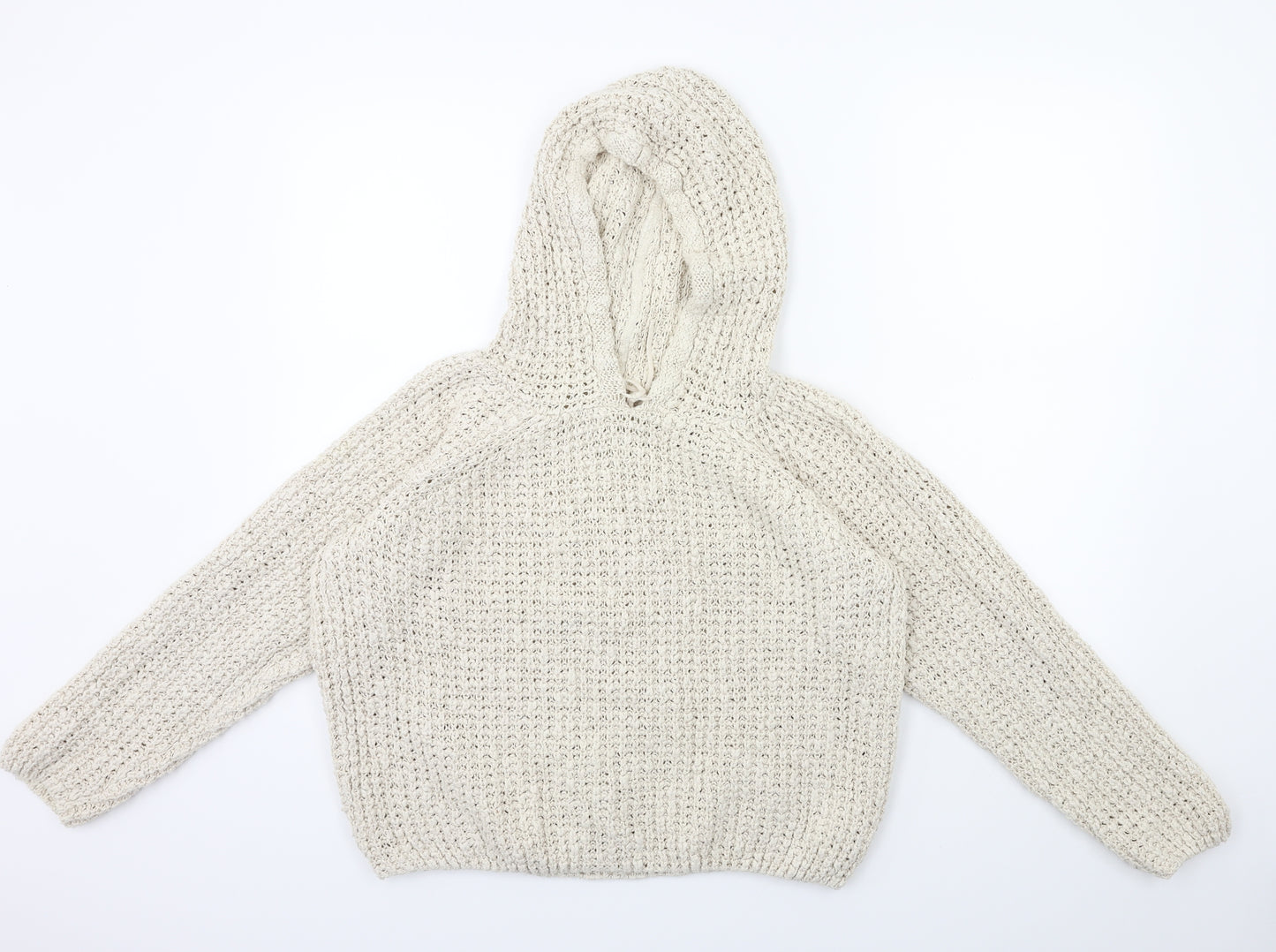 River Island Womens Beige  Knit Pullover Jumper Size 10
