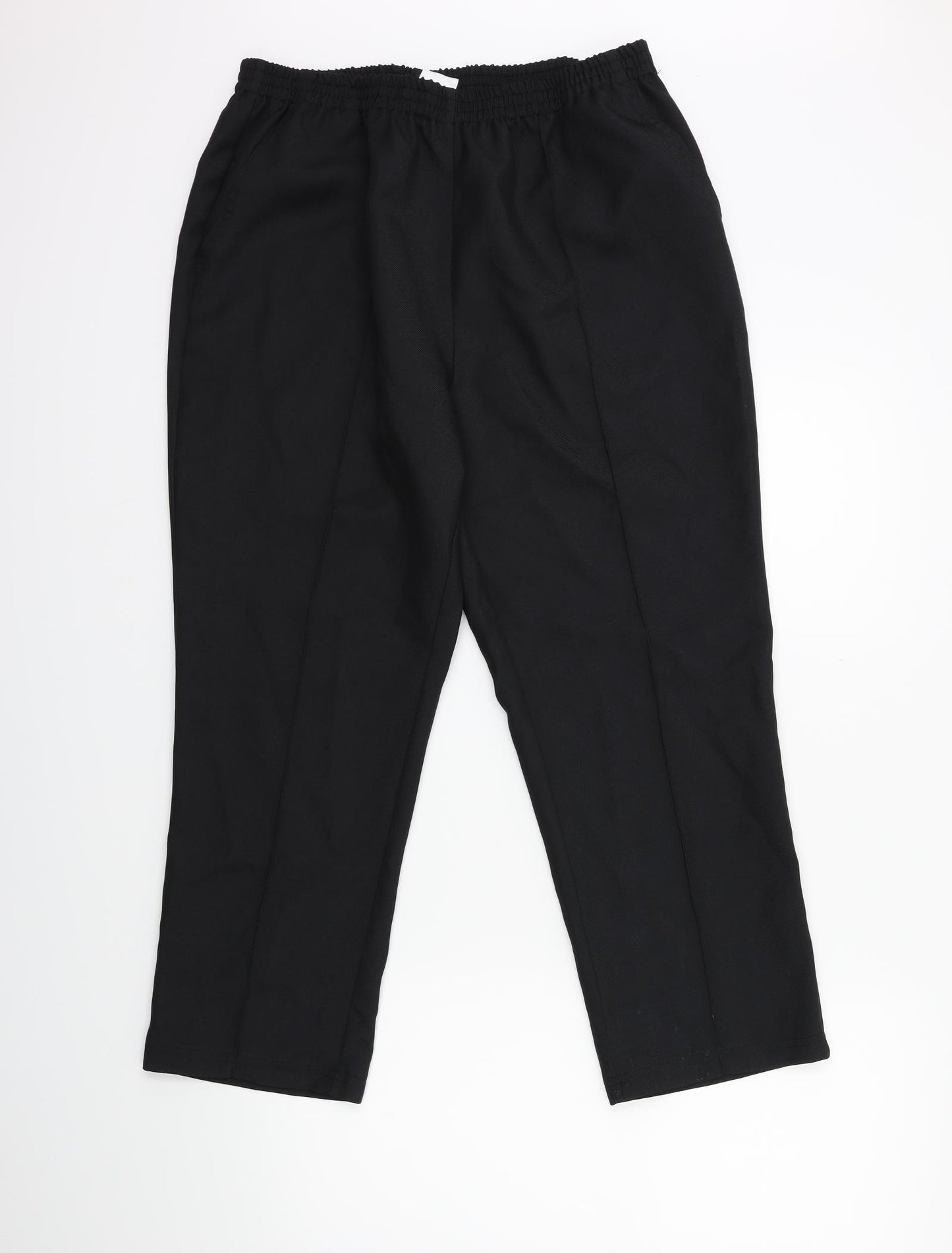 Damart Womens Black   Trousers  Size 16 L25 in