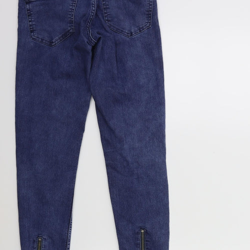 H&M Womens Blue  Denim Skinny Jeans Size 6 L26 in