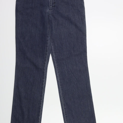 LAURA DI SARPI Womens Blue  Denim Straight Jeans Size 28 in L30 in