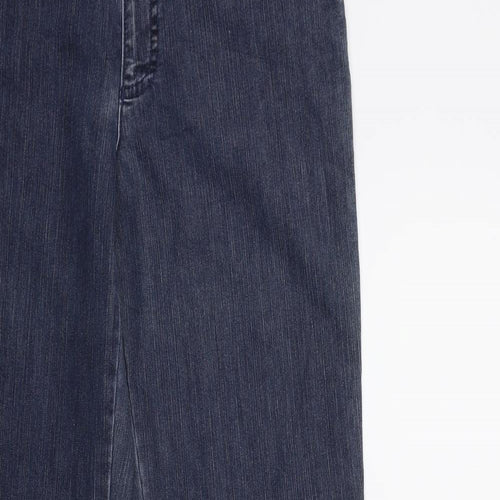 LAURA DI SARPI Womens Blue  Denim Straight Jeans Size 28 in L30 in
