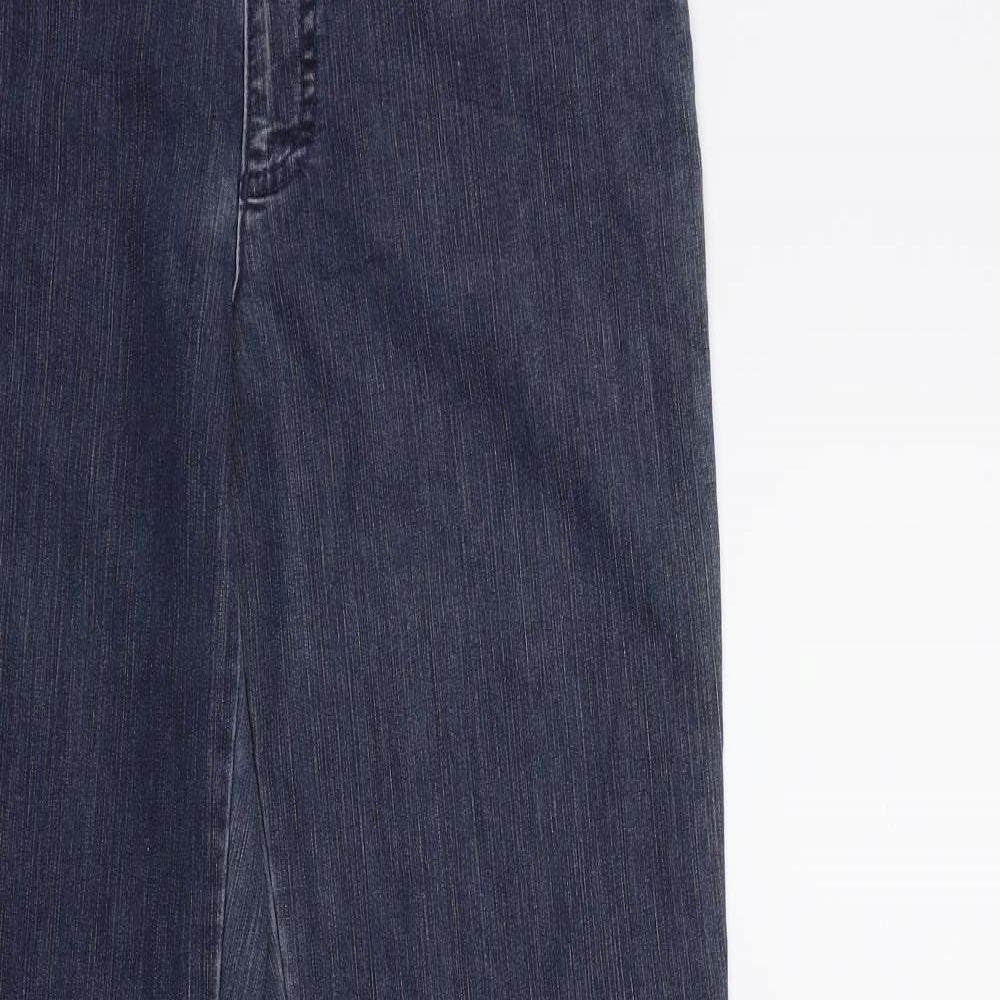 LAURA DI SARPI Womens Blue  Denim Straight Jeans Size 28 in L30 in