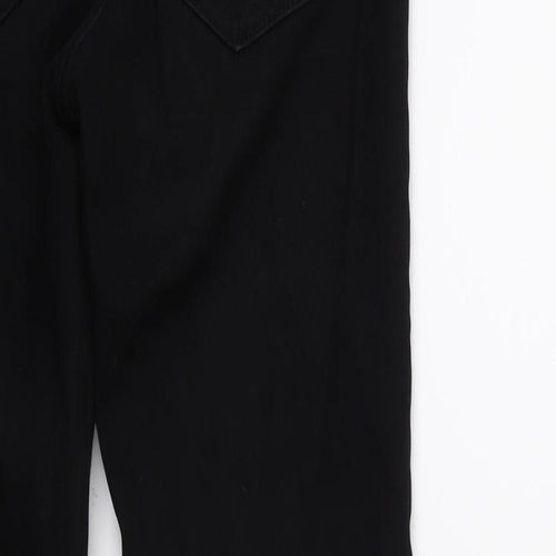 Denim & Co. Womens Black  Denim Skinny Jeans Size 6 L27 in