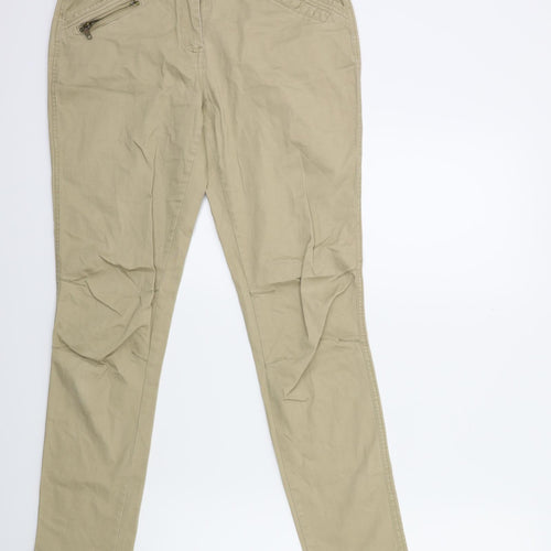 George Womens Beige   Chino Trousers Size 8 L29 in