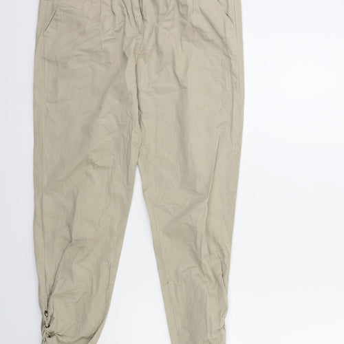 Papaya Womens Beige   Trousers  Size 10 L29 in