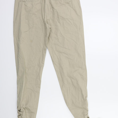 Papaya Womens Beige   Trousers  Size 10 L29 in