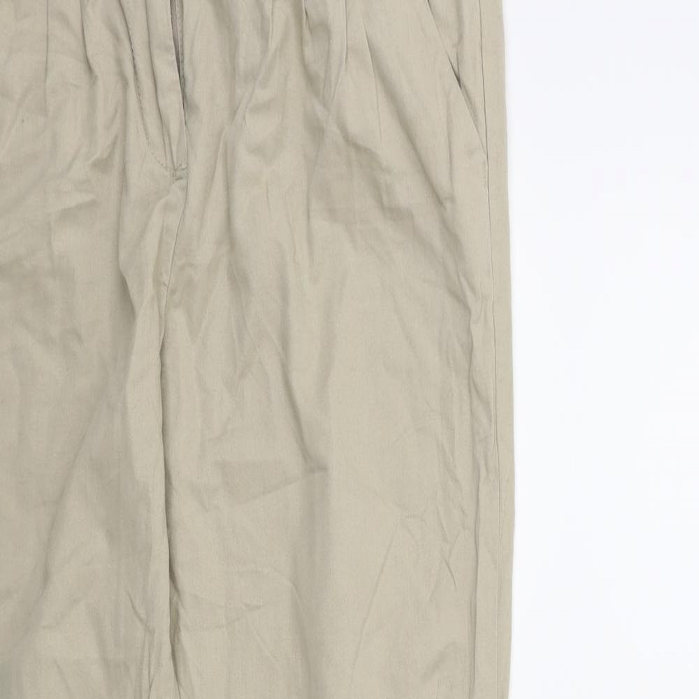 Papaya Womens Beige   Trousers  Size 10 L29 in