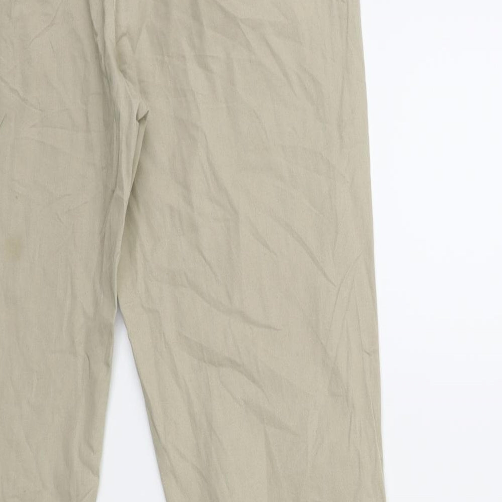 Papaya Womens Beige   Trousers  Size 10 L29 in