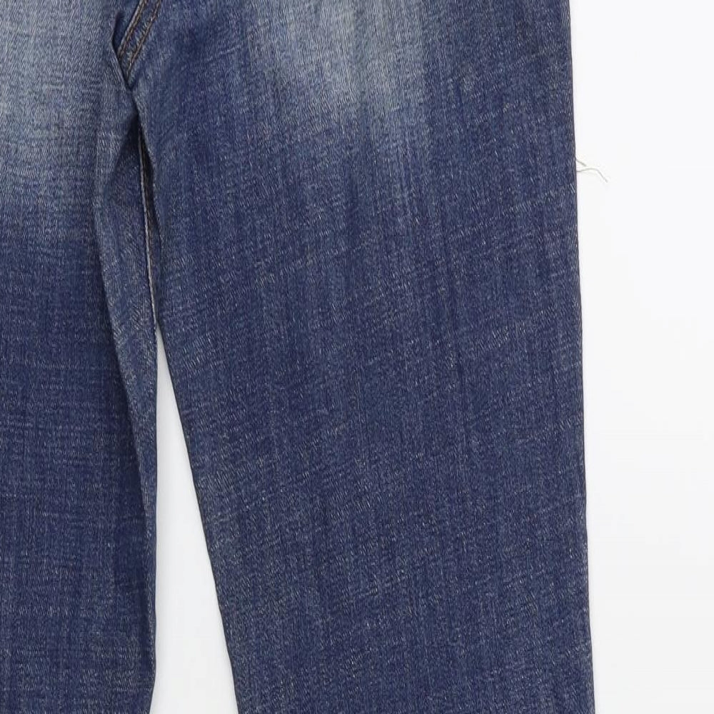 NEXT Womens Blue  Denim Straight Jeans Size 8 L28 in