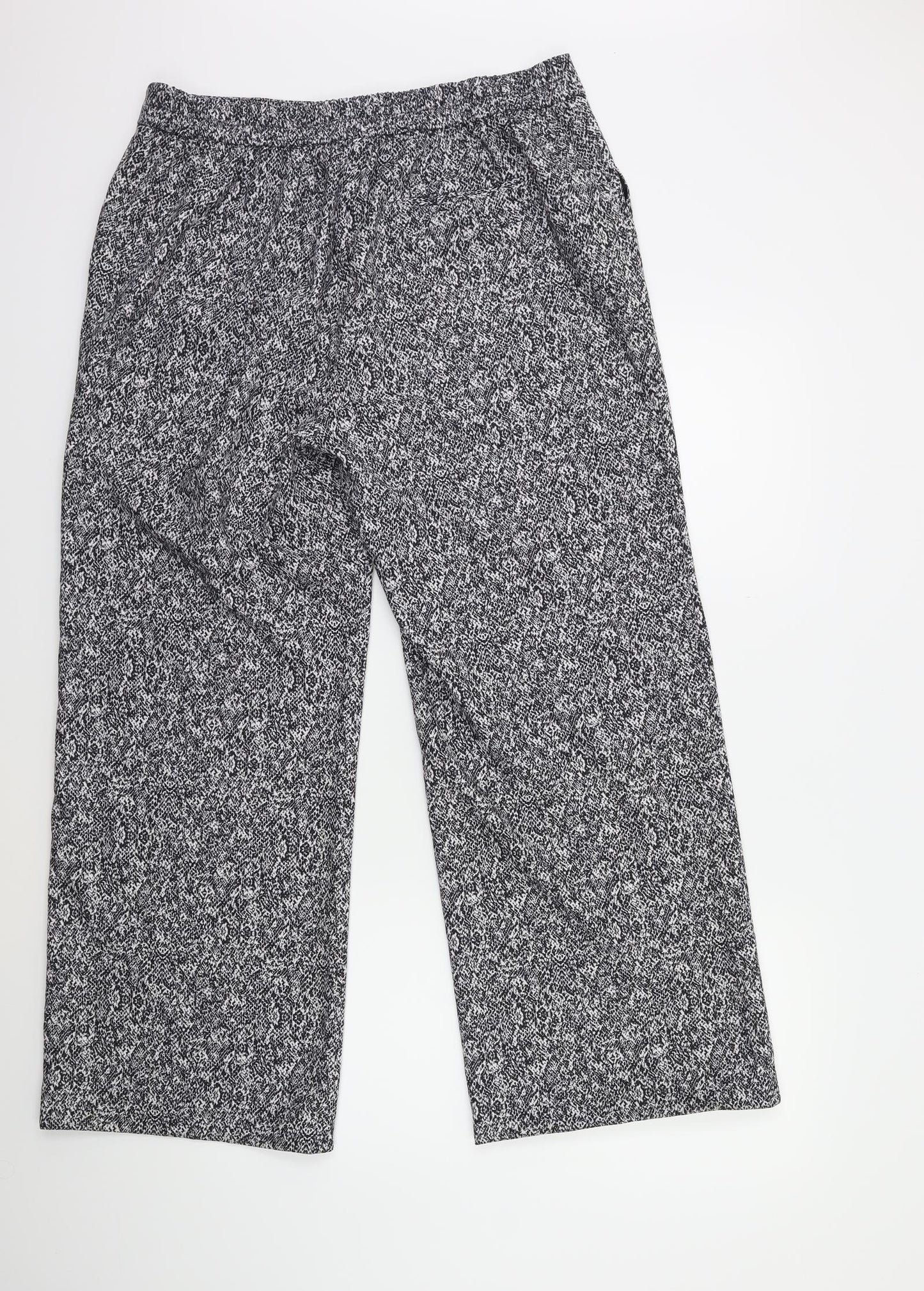 George Womens Black   Trousers  Size 16 L28 in