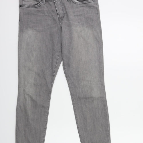 Gap Womens Grey  Denim Skinny Jeans Size 10 L30 in