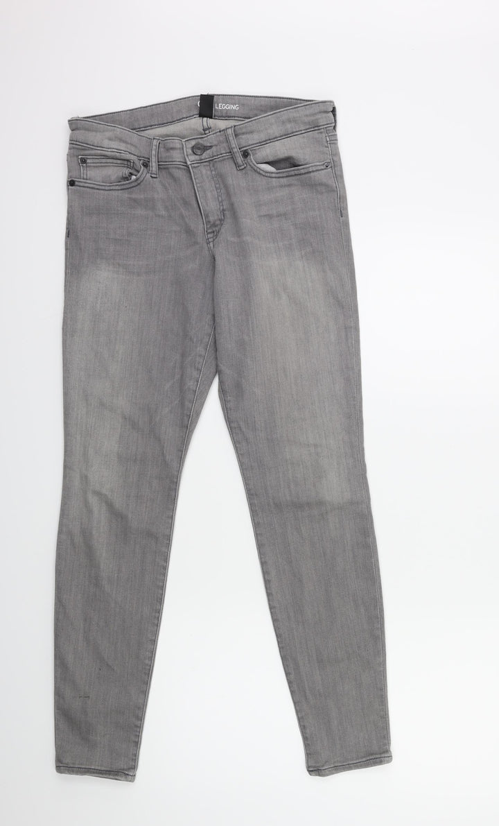 Gap Womens Grey  Denim Skinny Jeans Size 10 L30 in