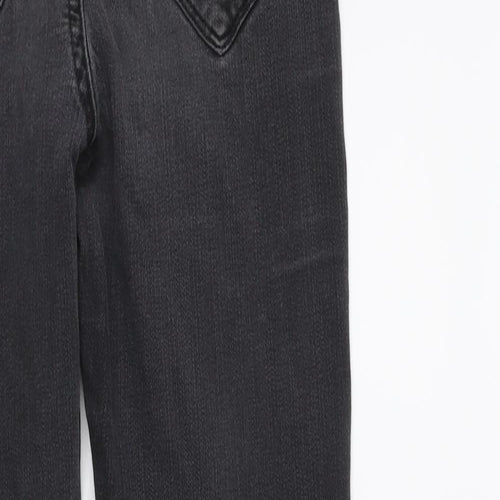 Missguided Womens Black  Denim Skinny Jeans Size 8 L27 in