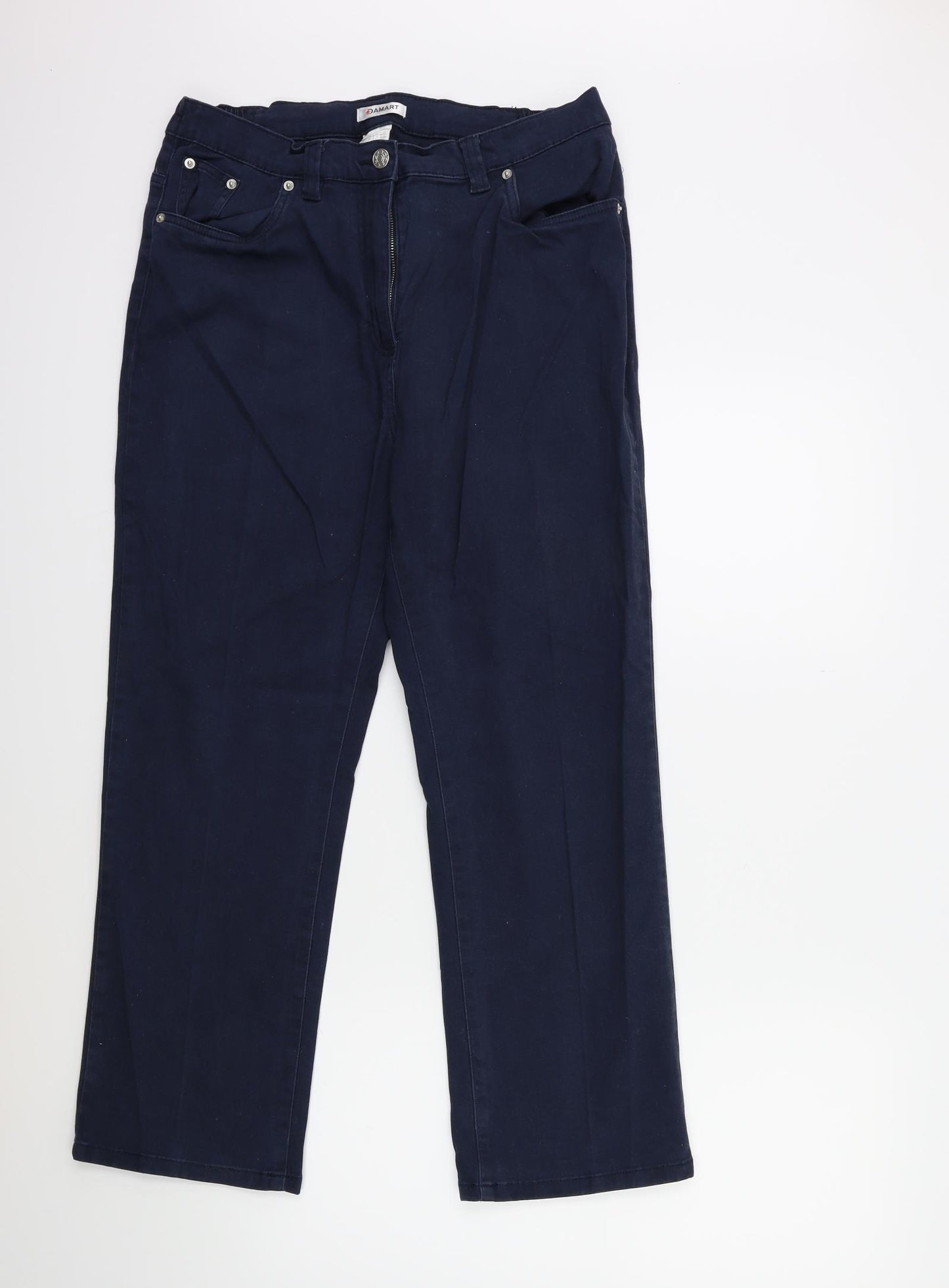 Damart Womens Blue   Trousers  Size 18 L27 in