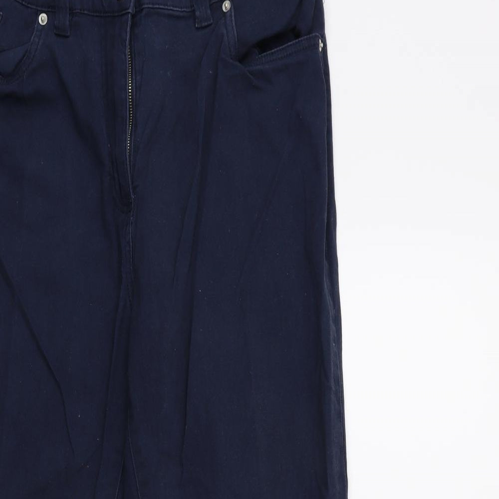 Damart Womens Blue   Trousers  Size 18 L27 in