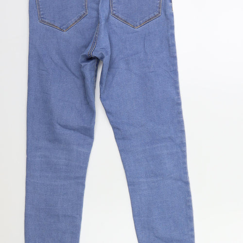 Denim & Co. Womens Blue  Denim Skinny Jeans Size 10 L27 in
