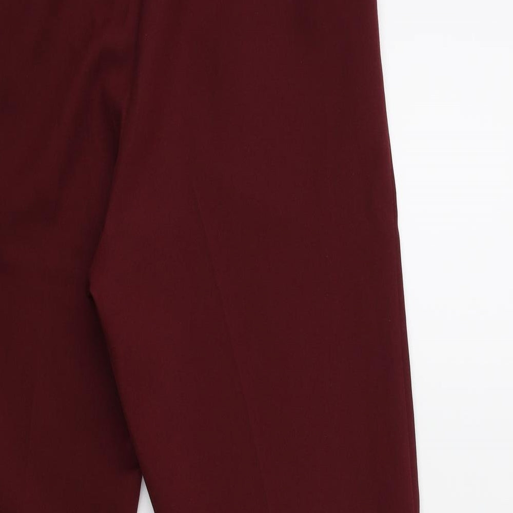 Topshop Womens Red   Trousers  Size 10 L28 in