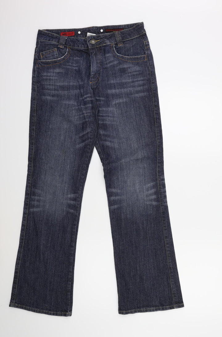 Love jeans Womens Blue Denim Straight Jeans Size 36 in L30 in